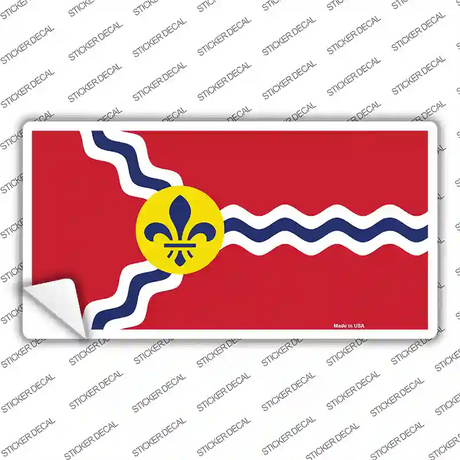 St. Louis State Flag Missouri Novelty Sticker Decal Small