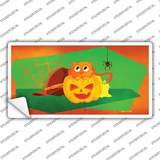 Pumpkin Kitty Novelty Sticker Decal Small