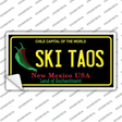 Ski Taos Black New Mexico Novelty Sticker Decal Small