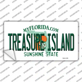 Florida Treasure Island Novelty Sticker Decal Small