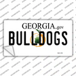 Georgia Bulldogs Novelty Sticker Decal Small