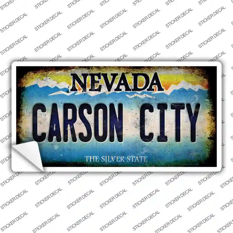 Nevada Carson City Novelty Sticker Decal Small