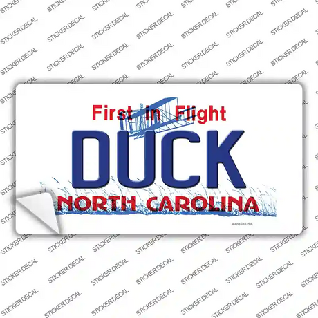 Duck North Carolina State Novelty Sticker Decal Small