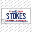 Stokes North Carolina State Novelty Sticker Decal Small