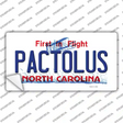 Pactolus North Carolina State Novelty Sticker Decal Small