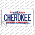 Cherokee North Carolina State Novelty Sticker Decal Small