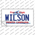 Wilson North Carolina State Novelty Sticker Decal Small