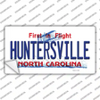 Huntersville North Carolina State Novelty Sticker Decal Small