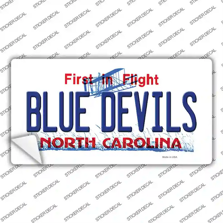 Blue Devils North Carolina State Novelty Sticker Decal Small