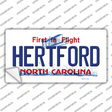 Hertford North Carolina State Novelty Sticker Decal Small