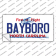 Bayboro North Carolina State Novelty Sticker Decal Small