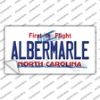 Albermarle North Carolina State Novelty Sticker Decal Small