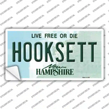 Hooksett New Hampshire Novelty Sticker Decal Small