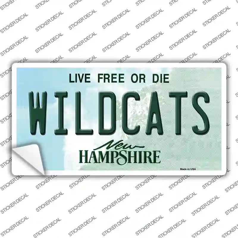 Wildcats New Hampshire Novelty Sticker Decal