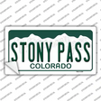 Stony Pass Colorado Novelty Sticker Decal Small