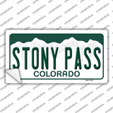 Stony Pass Colorado Novelty Sticker Decal Small