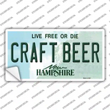 Craft Beer New Hampshire Novelty Sticker Decal Small