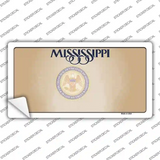 Mississippi Great Seal Blank Novelty Sticker Decal Small