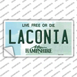 Laconia New Hampshire Novelty Sticker Decal Small