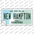 New Hampton New Hampshire Novelty Sticker Decal Small