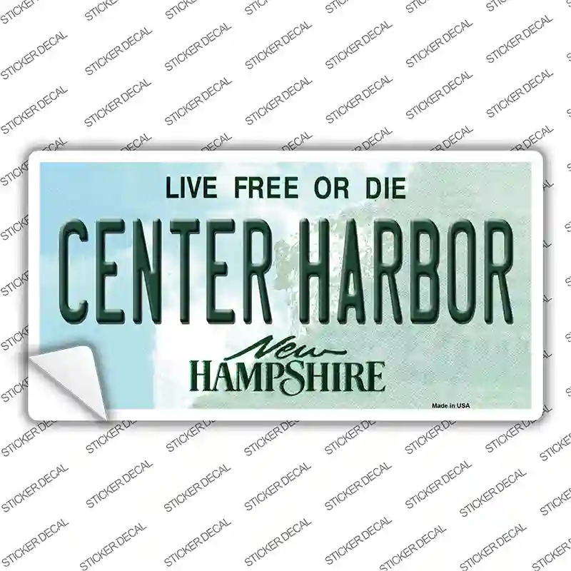 Center Harbor New Hampshire Novelty Sticker Decal Small