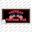 Vietnam War Veteran Novelty Sticker Decal Small