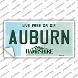 Auburn New Hampshire Novelty Sticker Decal Small