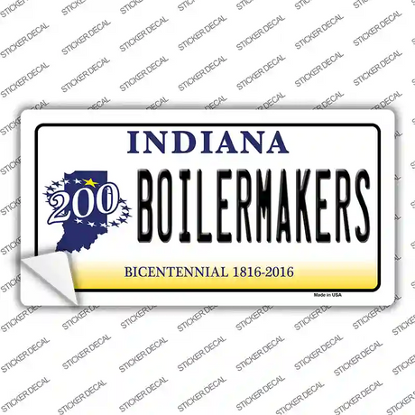 Boilermakers Indiana Novelty Sticker Decal Small