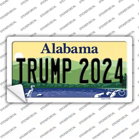 Trump 2024 Alabama Novelty Sticker Decal Small