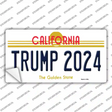 Trump 2024 California Novelty Sticker Decal Small