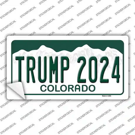 Trump 2024 Colorado Novelty Sticker Decal Small