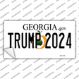 Trump 2024 Georgia Novelty Sticker Decal Small