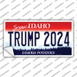 Trump 2024 Idaho Novelty Sticker Decal Small