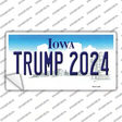 Trump 2024 Iowa Novelty Sticker Decal Small