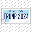 Trump 2024 Kansas Novelty Sticker Decal Small