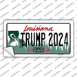 Trump 2024 Louisiana Novelty Sticker Decal Small