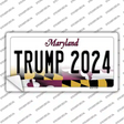 Trump 2024 Maryland Novelty Sticker Decal Small