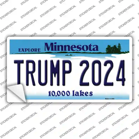 Trump 2024 Minnesota Novelty Sticker Decal Small