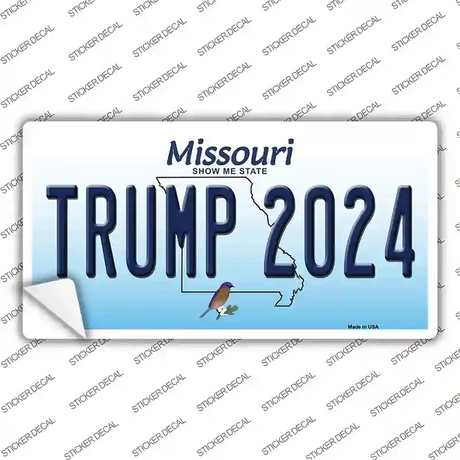 Trump 2024 Missouri Novelty Sticker Decal Small