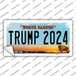 Trump 2024 North Dakota Novelty Sticker Decal Small