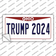 Trump 2024 Ohio Novelty Sticker Decal Small