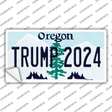 Trump 2024 Oregon Novelty Sticker Decal Small