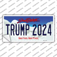 Trump 2024 South Dakota Novelty Sticker Decal Small