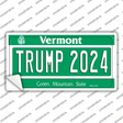 Trump 2024 Vermont Novelty Sticker Decal Small