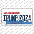 Trump 2024 Washington Novelty Sticker Decal Small