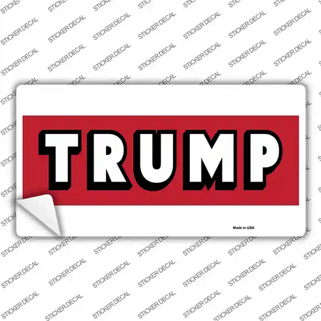 Trump Novelty Sticker Decal Small