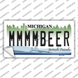 Michigan MMMMBeer Novelty Sticker Decal Small