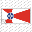 Wichita Flag Novelty Sticker Decal Small