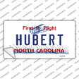 North Carolina Hubert Novelty Sticker Decal Small