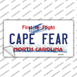 North Carolina Cape Fear Novelty Sticker Decal Small